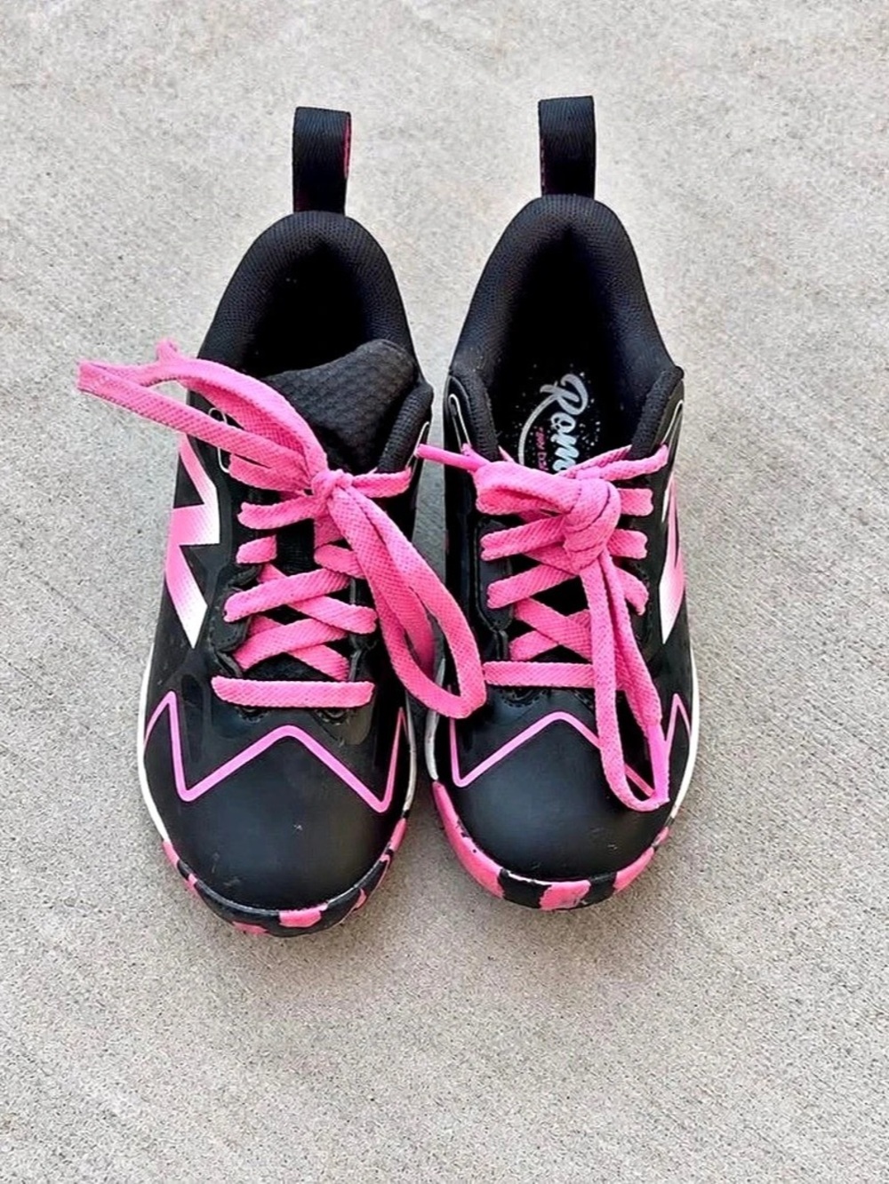 New Balance Youth Romero Duo Rubber Molded Softball Cleat Softball Cleat Black &